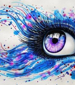 Colored Eyes Paint By Numbers