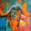 Colorful Buffalo Paint By Numbers