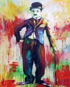 Colorful Chaplin Paint By Numbers