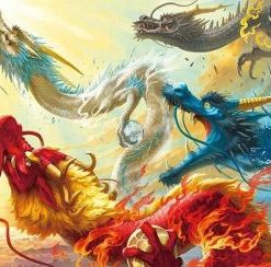 Colorful Dragons Paint By Numbers