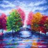 Colorful Trees Paint By Numbers