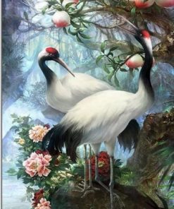 Crowned Cranes Paint By Numbers