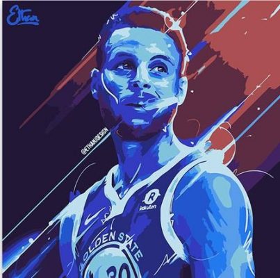 Curry Player Paint By Numbers