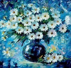 Daisies Vase Paint By Numbers