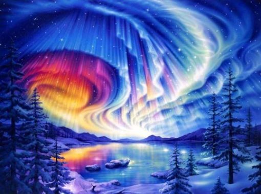 Dazzling Sky Paint By Numbers