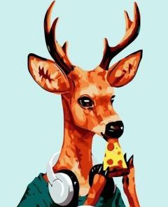 Dj Deer Paint By Numbers