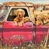 Dogs In Truck Paint By Numbers