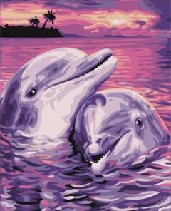 Dolphin Lovers Paint By Numbers