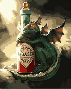 Dragon Tabasco Paint By Numbers