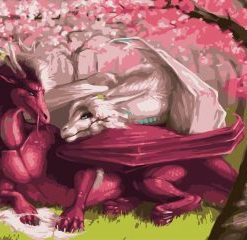 Dragons in Love Paint By Numbers