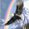 Eagle Rainbow Paint By Numbers