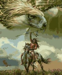 Eagle Warrior Paint By Numbers