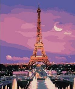 Eiffel Sky Paint By Numbers