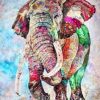 Elephant Animal Paint By Numbers