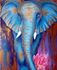 Elephant Animals Paint By Numbers