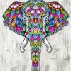 Elephant Embroidery Paint By Numbers