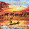 Elephants Art Paint By Numbers