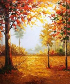 Fall Forest Paint By Numbers