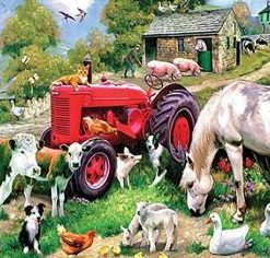 Farm Animals Paint By Numbers