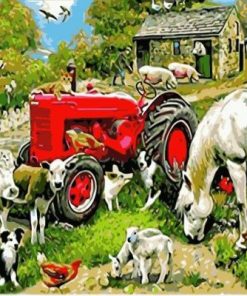 Farmer Animals Paint By Numbers