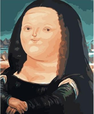 Fat Monalisa Paint By Numbers