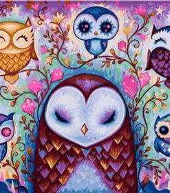 Female Owls Paint By Numbers