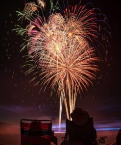 Fireworks Sky Paint By Numbers