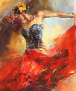 Flamenco Dancer Paint By Numbers