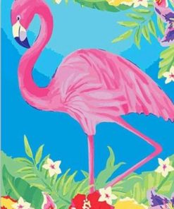 Flamingo Art Paint By Numbers