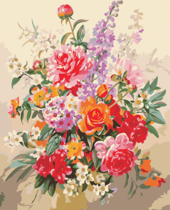 Flower Bouquet Paint By Numbers