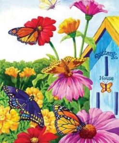 Flower Garden Paint By Numbers