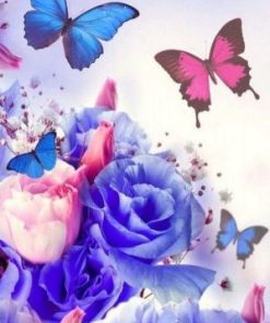 Flower and Butterfly Paint By Numbers