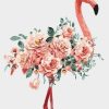 Flowering Flamingo Paint By Numbers