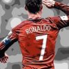 Footballer Cristiano Paint By Numbers