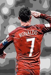 Footballer Cristiano Paint By Numbers