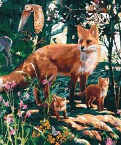 Fox Of Jungle Paint By Numbers