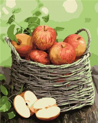 French Apples Paint By Numbers