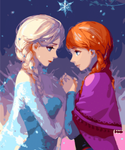 Frozen Cartoon Paint By Numbers