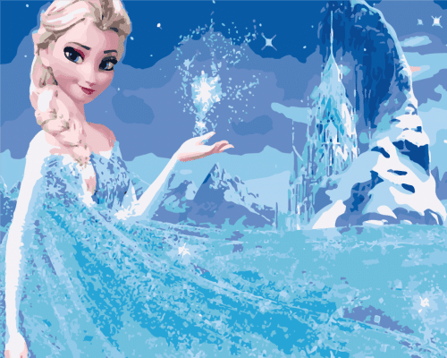 Frozen Princess Paint By Numbers