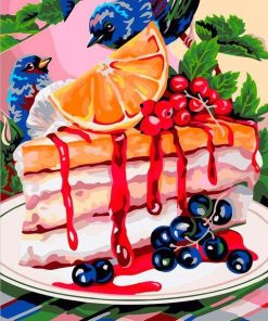 Fruit Cake Paint By Numbers