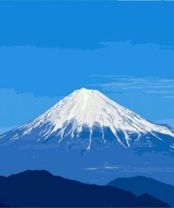 Fuji Landscape Paint By Numbers