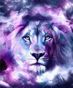 Galaxy Lion Paint By Numbers