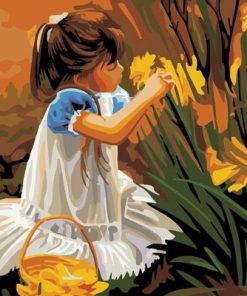 Garden Girl Paint By Numbers