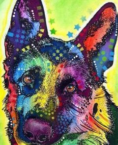 German Shepherd Paint By Numbers