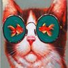 Glasses Cat Paint By Numbers