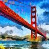 Golden Bridge Paint By Numbers