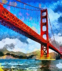 Golden Bridge Paint By Numbers