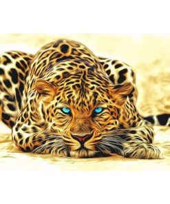 Gorgeous Leopard Paint By Numbers