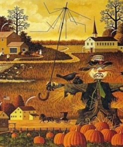 Halloween Farm Paint By Numbers