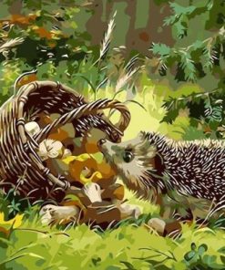 Hedgehog Animals Paint By Numbers